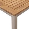 vidaXL Āraēdamgalds Brūna 200x90x75cm Cieta teak koks
