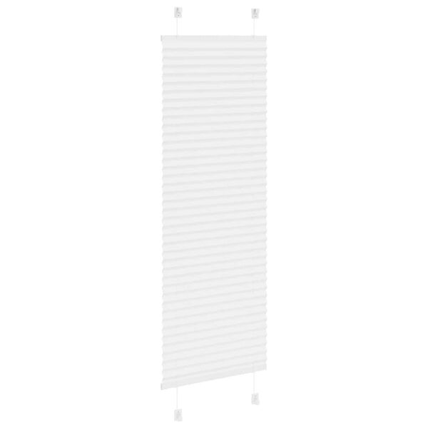 vidaXL kroku žalūzija balta 40x150 cm auduma platums 39,4 cm