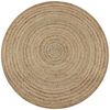 vidaXL paklājs, pīts, apaļ&scaron;, 150 cm, džuta