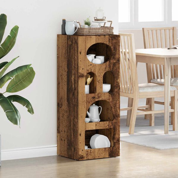 vidaXL Puse Vecs koks 40 x 35 x 100,5 cm Inženierijas koks