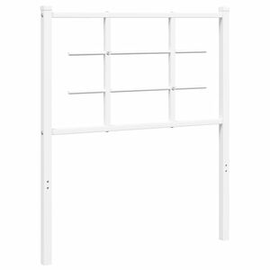 vidaXL rezerves galvgalis, balts, metāls, 75 cm