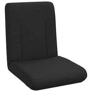 vidaXL Grīdas krēsls Melns 50 x 73 x 60 cm audums