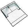 vidaXL Putnu slazds Zaļa 50 x 60 x 1,9 cm Polietilēns