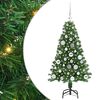 vidaXL Mākslīgā Ziemassvētku eglīte su 150 LED ar statīvu Zaļa 120 cm