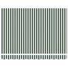 vidaXL Izvelkams jumtiņ&scaron; Zaļ&scaron; un balts 350 x 250 cm Audums, metāls