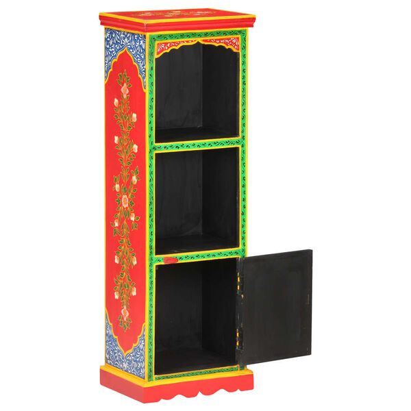 vidaXL augstais skapītis, krāsots ar rokām, 40x30x120 cm, mango koks