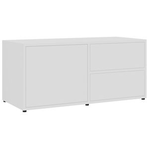 vidaXL TV skapītis, balts, 80x34x36 cm, inženierijas koks