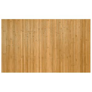 vidaXL paklājs, taisnstūra forma, dabīga krāsa, 60x100 cm, bambuss