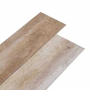 vidaXL Pa&scaron;līmējo&scaron;as PVC grīdas dēļi Mazgāts koks 30,5 x 61 cm 28 gab.