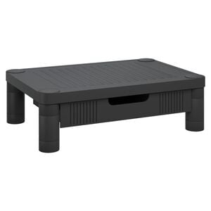 vidaXL monitora paliktnis, melns, 43x30,5x13 cm