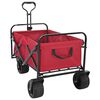 vidaXL Salokāmais vagon Sarkana 89 x 63 x 96 cm