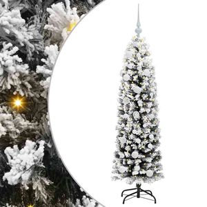 vidaXL Mākslīgā Ziemassvētku eglīte su 150 LED ar statīvu Zaļa 150 cm