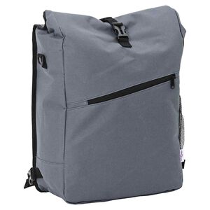 vidaXL Velosipēda soma Pelēka 33 x 16 x 60 cm Poliesters