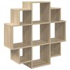 vidaXL Sienas plaukts Sonomas ozols 90 x 25 x 90 cm Inženierijas koks
