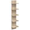 vidaXL Sienas plaukts Sonomas ozols 22 x 15 x 100 cm Inženierijas koks