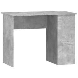 vidaXL rakstāmgalds, 100x55x75 cm, inženierijas koks, betona pelēks