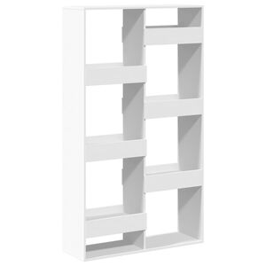 vidaXL grāmatu plaukts, balts, 100x33x175 cm, inženierijas koks
