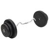 vidaXL izlocīts svaru stienis ar diskiem, 60 kg