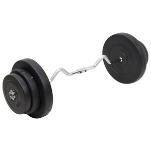 vidaXL izlocīts svaru stienis ar diskiem, 60 kg