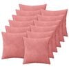 vidaXL Spilvens ar spilvenu HEERLEN 12 gab. Rozā Samts