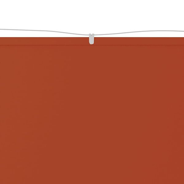 vidaXL vertikāla markīze, sarkanbrūna, 180x1000 cm, Oksfordas audums