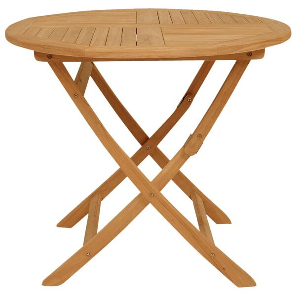 vidaXL 5-daļīgs dārza mēbeļu komplekts, masīvs tīkkoks