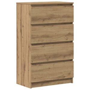 vidaXL bufete Artisan Oak 60x35x98,5 cm Engineered Wood