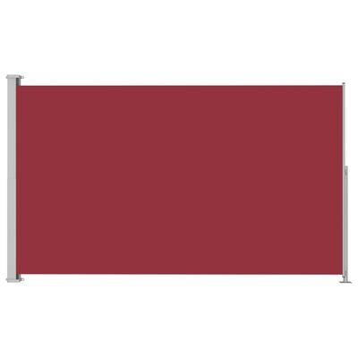 vidaXL izvelkama sānu markīze, 220x300 cm, sarkana