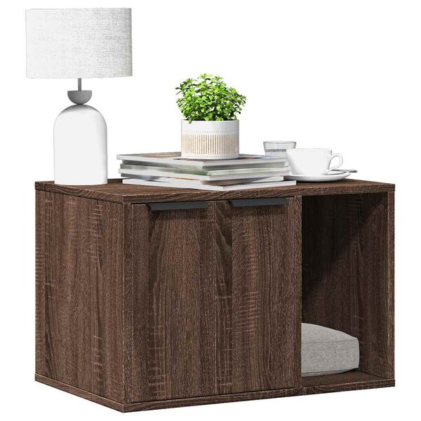 vidaXL Kaķu pakai&scaron;u kastes korpuss 60x40x40 cm inženierijas koks