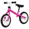 vidaXL līdzsvara velosipēds, 11 collu riteņi, rozā