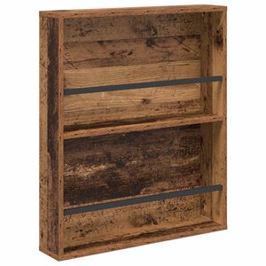 vidaXL Žurnālu statīvs Vecs koks 60 x 12 x 70 cm Inženierijas koks