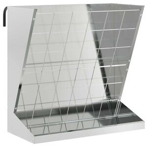vidaXL Siena barotava Sudraba 71 x 33 x 70 cm Cinkots tērauds