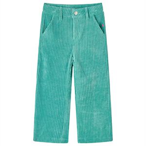 Bērnu bikses, piparmētru zaļas, velvets, 104