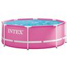 INTEX Metāla rāmis virszemes peldē&scaron;anas baseins 244 x 76 cm Apaļ&scaron;