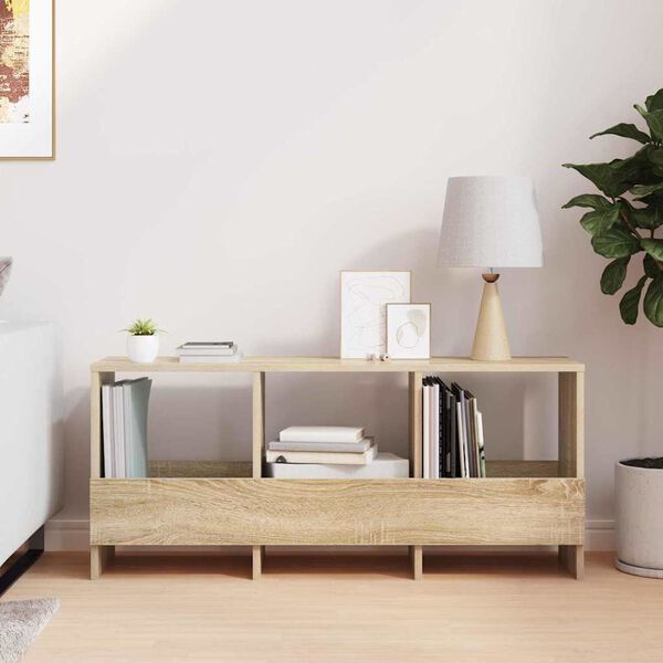 vidaXL Žurnālu statīvs Sonoma ozols 102 x 30 x 45 cm