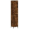 vidaXL augstais skapītis, ozolkoka, 34,5x34x180 cm, inženierijas koks