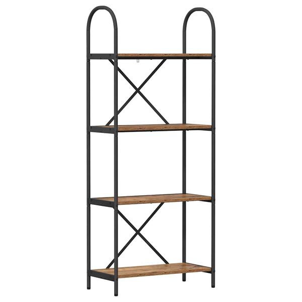 vidaXL Grāmatu plaukts Vecs koks 60 x 30 x 146 cm Inženierijas koks