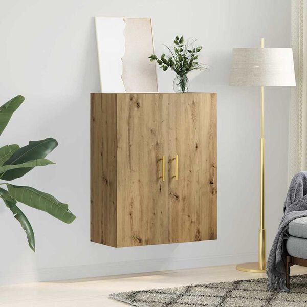 vidaXL Sienas skapis Artisānā ozols 69,5 x 34 x 90 cm