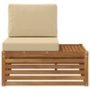 vidaXL Āra gals dīvāns Dabiska 91 x 63 x 73 cm Cietā akācijas koks