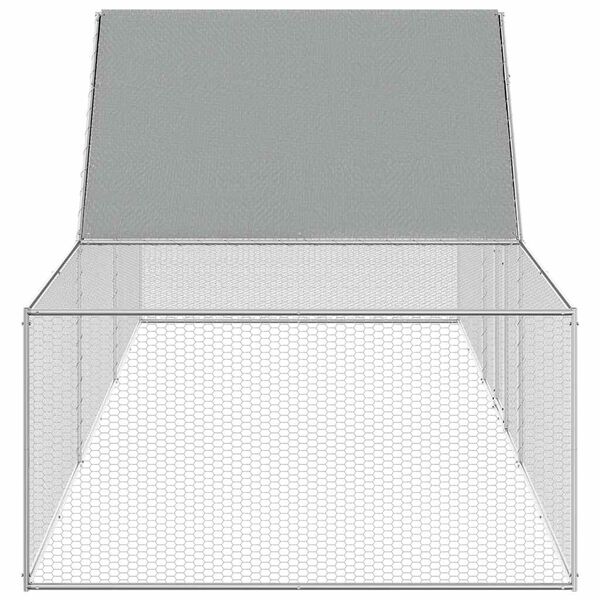 vidaXL vistu būris, 5x1x1,5 m, cinkots tērauds