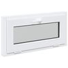 vidaXL Pagraba logs RISOR 80 x 40 cm PVC un stikls