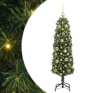 vidaXL Mākslīgā Ziemassvētku eglīte su 150 LED ar statīvu Zaļa 120 cm