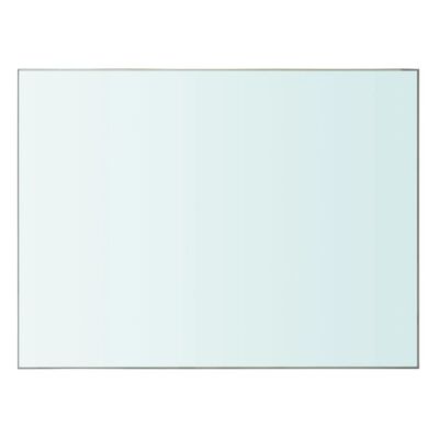 vidaXL sienas plaukts, 40x30 cm, caurspīdīgs stikls