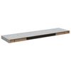 vidaXL sienas plaukti, 4 gab., betona pelēki, 90x23,5x3,8 cm, MDF