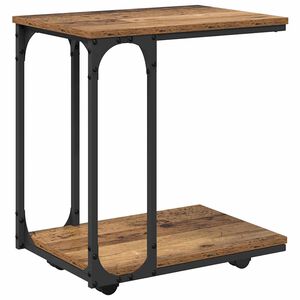 vidaXL Sānu galds Vecs koks 50 x 35 x 55.5 cm Inženierijas koks