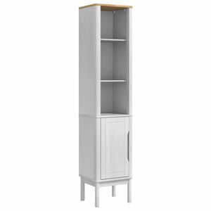 vidaXL Vannas istabas augstais skapis FLORO Balts 35 x 30 x 160 cm