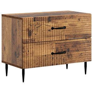 vidaXL Nakts skapītis Vecs koks 62 x 34,5 x 47,5 cm Inženierijas koks