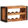 vidaXL Vīna plaukts Brūna 80 x 45 x 33 cm Cietā akācijas koks