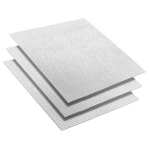 vidaXL Spoguļu mozaīkas flīze 3 gab. Sudraba 30 x 30 cm Stikls