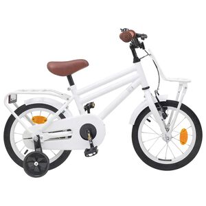 vidaXL Bērnu Velosipēds 12 Collas no 2-4 gadiem Balts